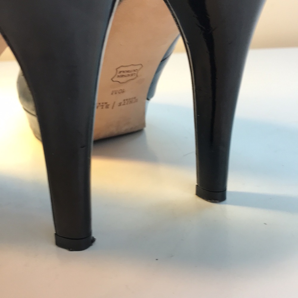 White House Black Market Leather Platform - Picture 14 of 14